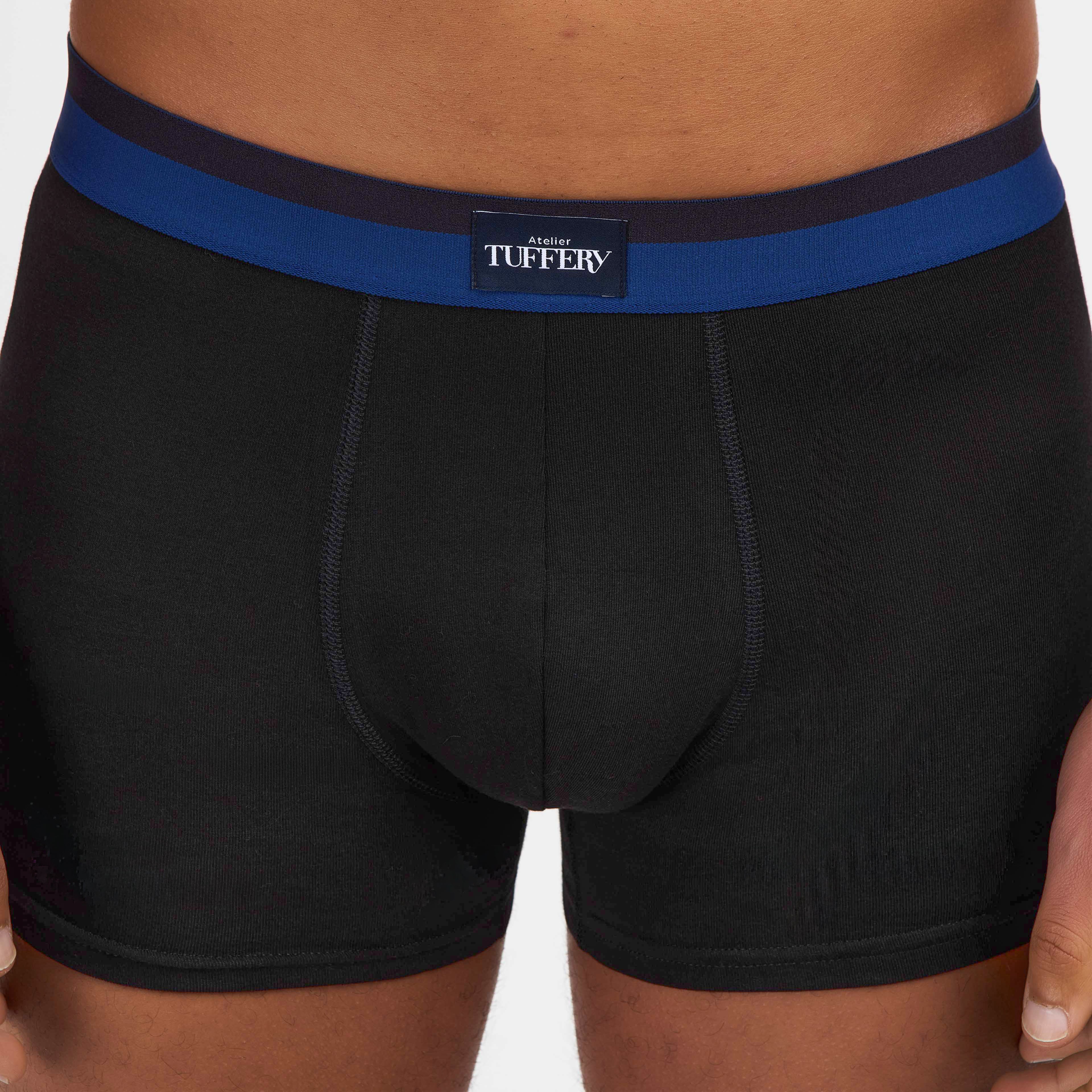 atelier-tuffery-boxer-homme-noir-coton-bio image 5