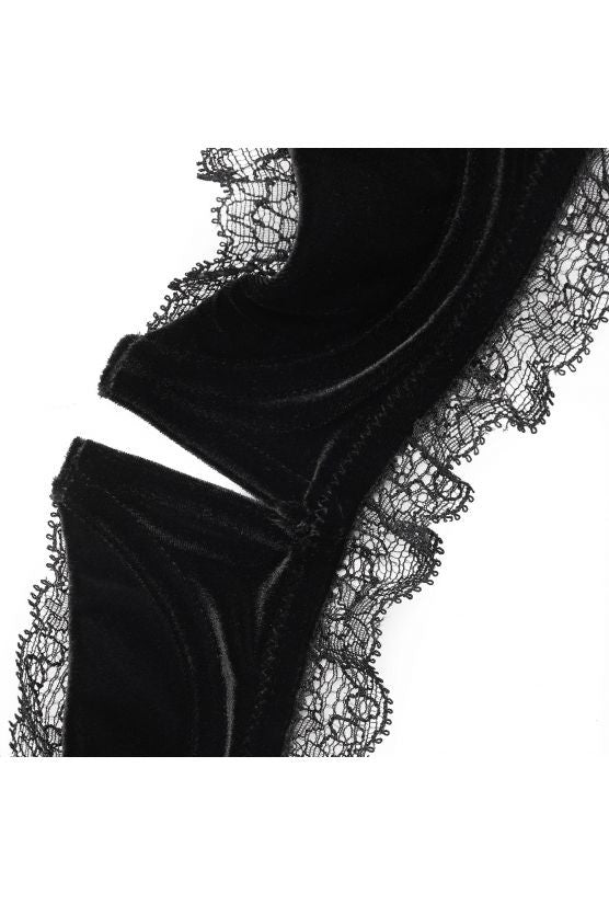 cadolle-soutien-gorge-sein-nu-velours-noir-et-or image 3