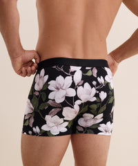 aubade-homme-boxer-magnolia-noir-floral-2 image 5