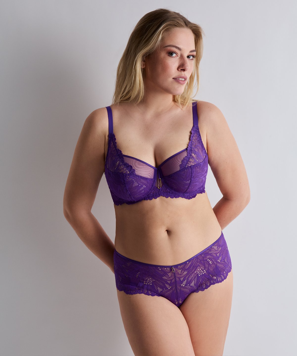 aubade-flowermania-embo-tant-foulard-poison-purple image 3