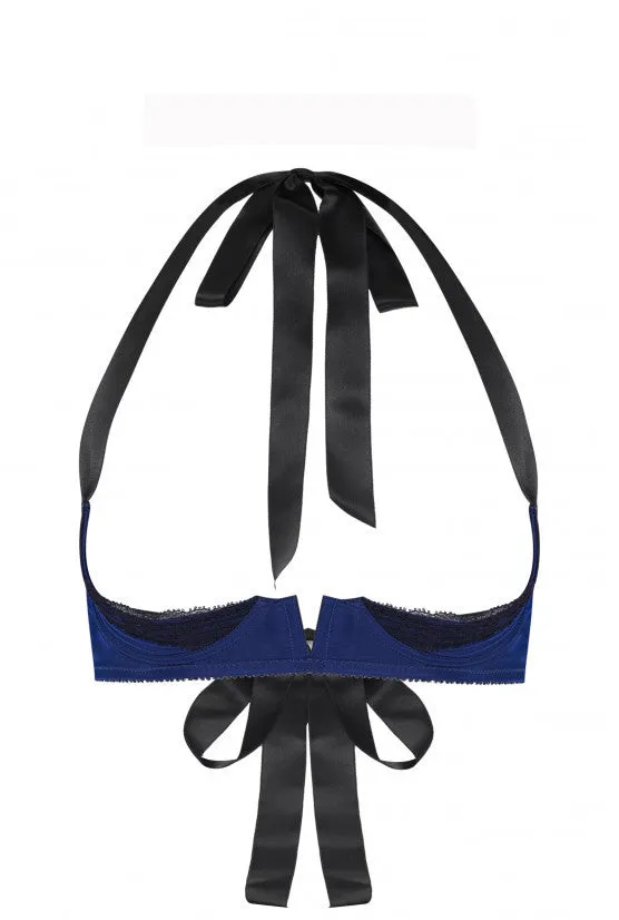 cadolle-soutien-gorge-sein-nu-satin-bleu-nouer-rama image 1