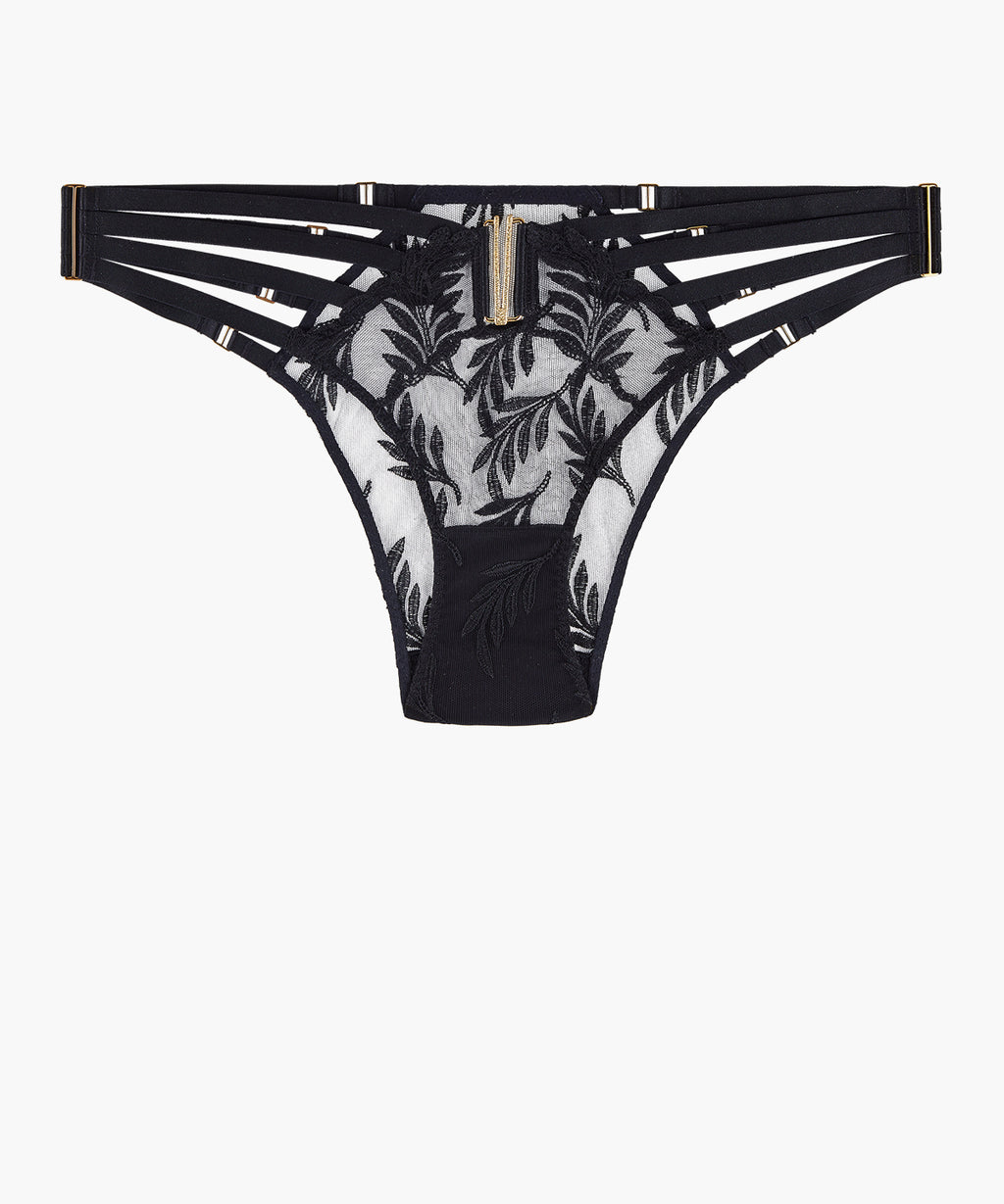 aubade-queen-of-shadow-slip-br-silien-noir-absolu image 1