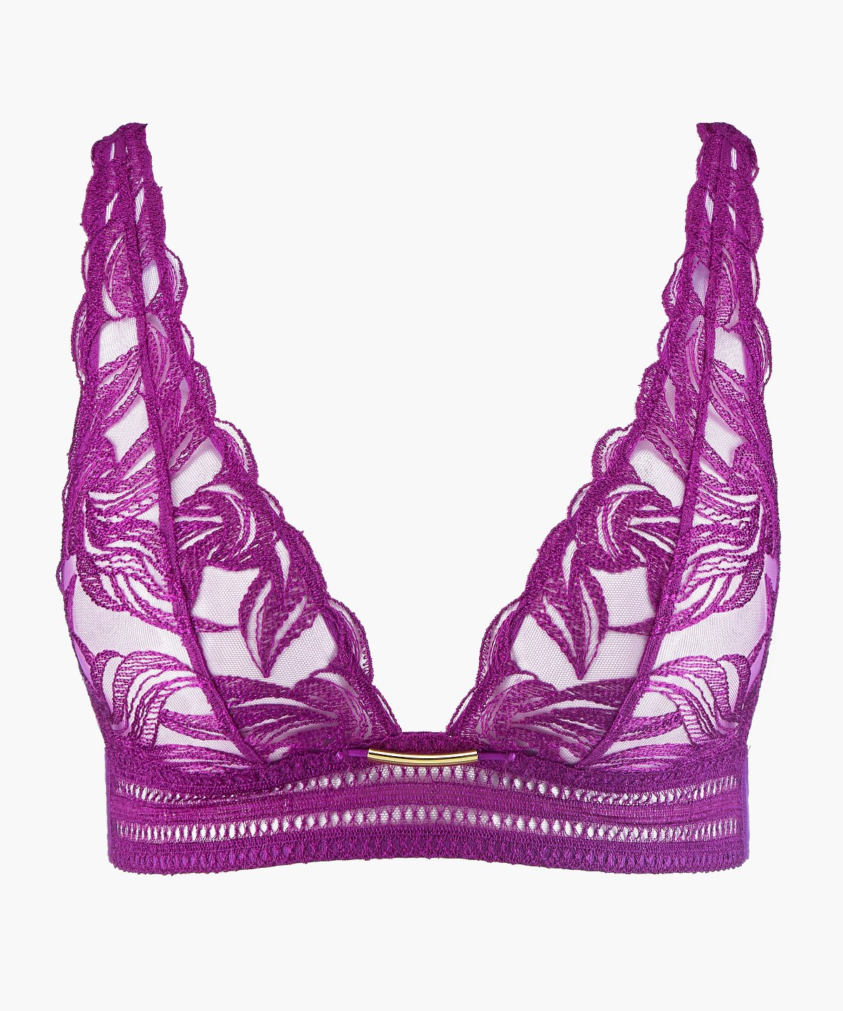 aubade-into-the-groove-soutien-gorge-bralette-triangle-pink-karma image 1