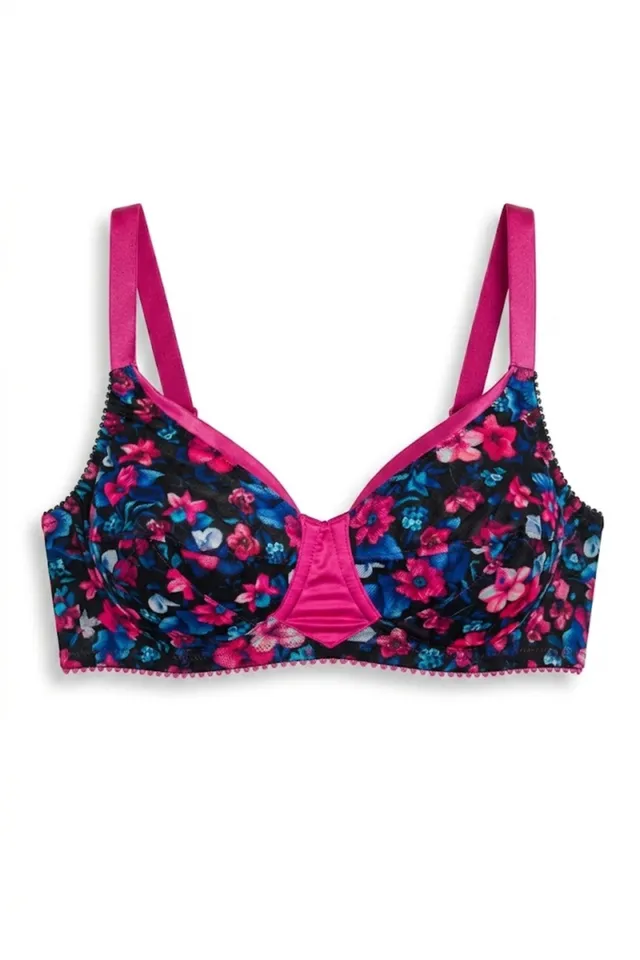 cadolle-424-hibiscus-soutien-gorge-balconnet-fushia image 1