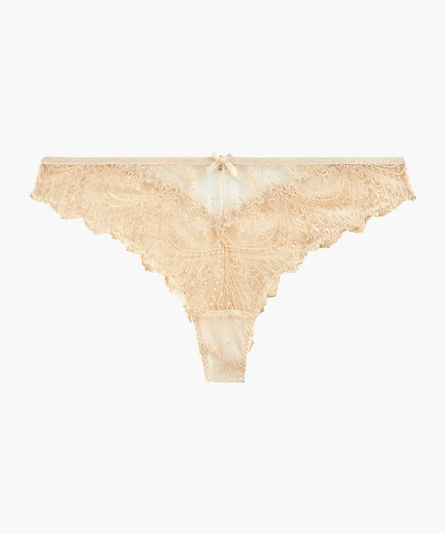 aubade-crin-noir-tanga-silk-heaven-noir image 1
