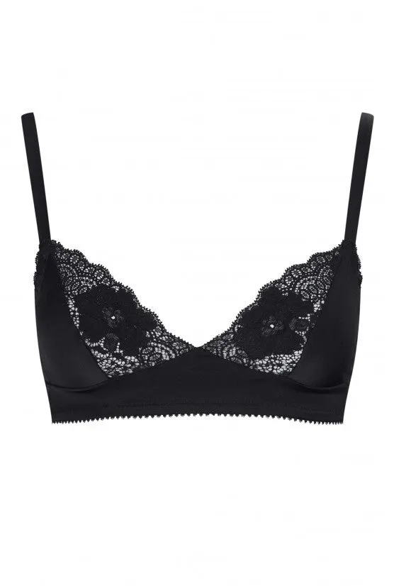 cadolle-tweety-soutien-gorge-sans-armature-soie-noire-petits-seins image 1