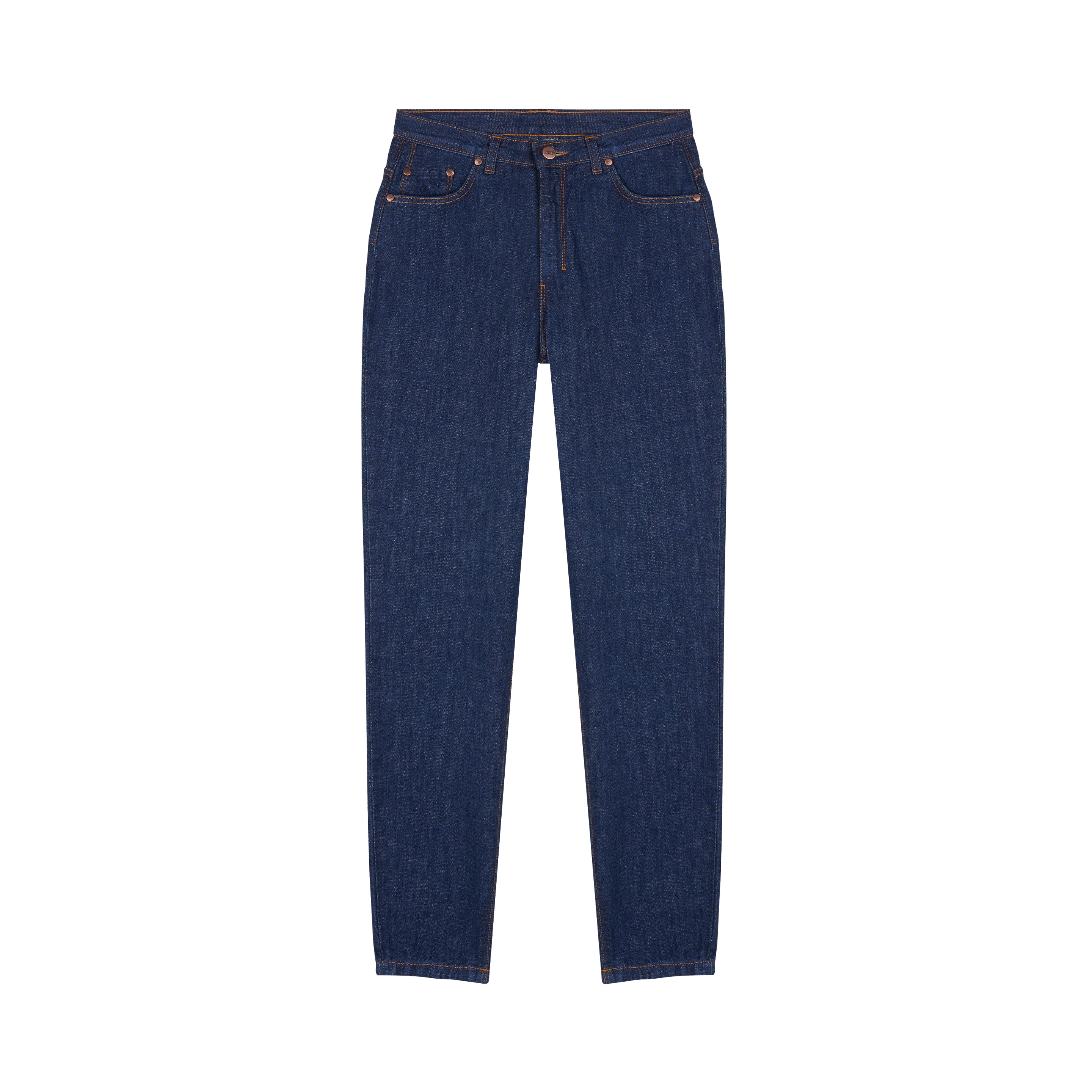 atelier-tuffery-marthe-jean-mom-femme-coton-bio-indigo image 1
