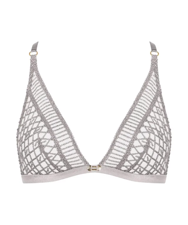 aubade-stardust-dream-soutien-gorge-triangle-bralette-sans-armatures-cosmos-silv image 1