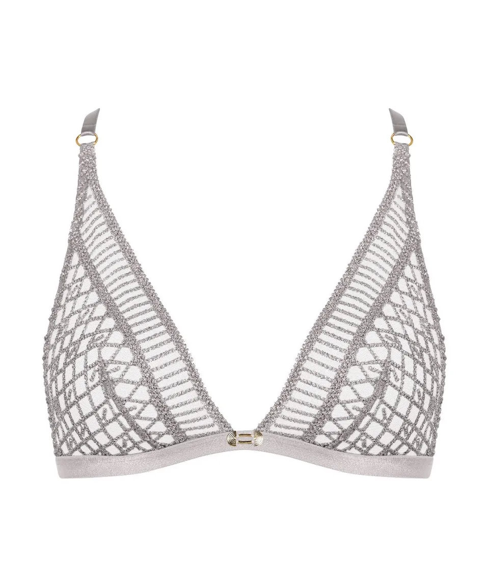 aubade-stardust-dream-soutien-gorge-triangle-bralette-sans-armatures-cosmos-silv image 1