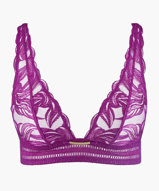 aubade-into-the-groove-bralette-triangle-sans-armatures-pink-karma image 1