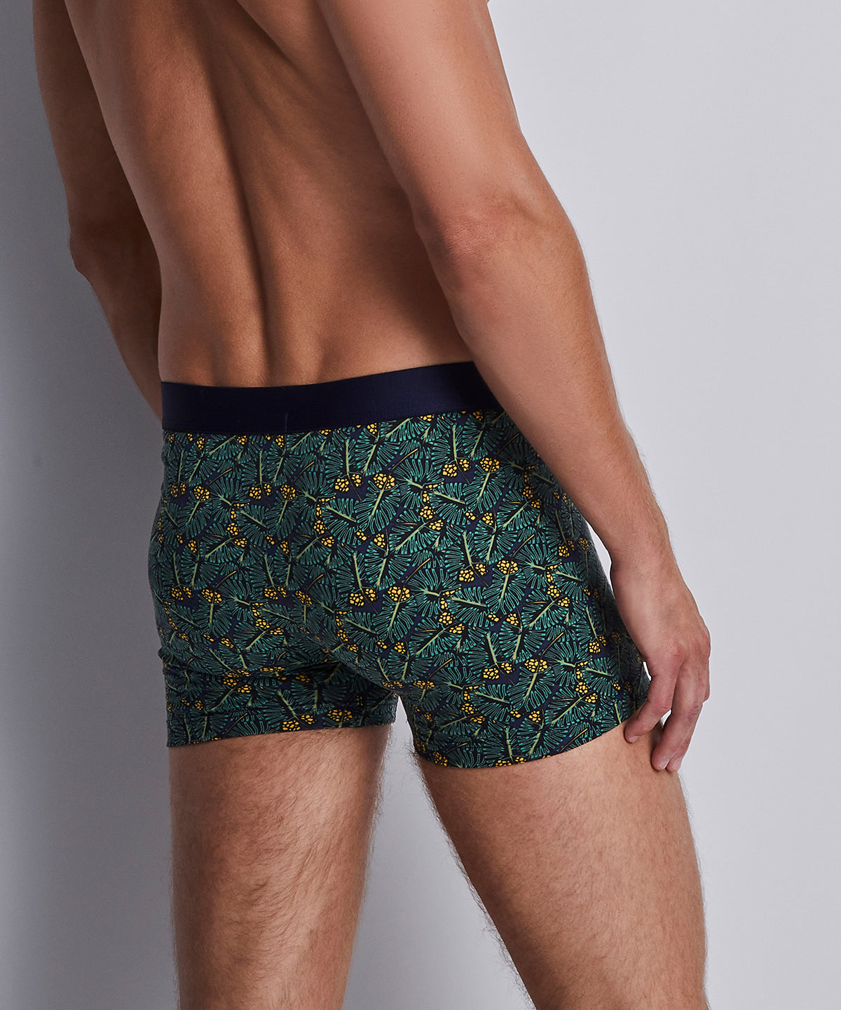aubade-homme-pack-2-boxers-green-life image 4