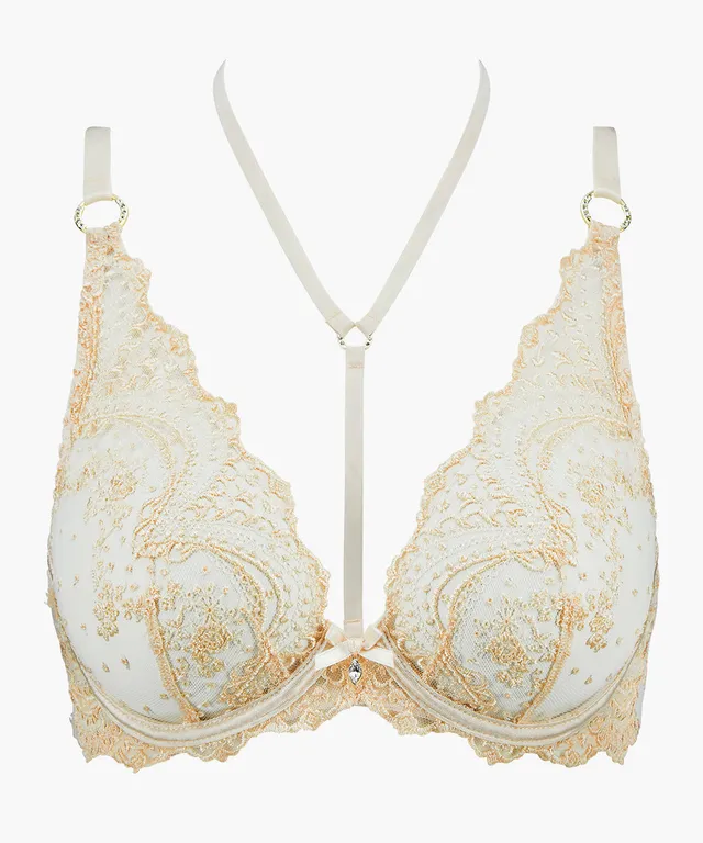 aubade-crin-noir-soutien-gorge-triangle-armatures-silk-heaven image 1