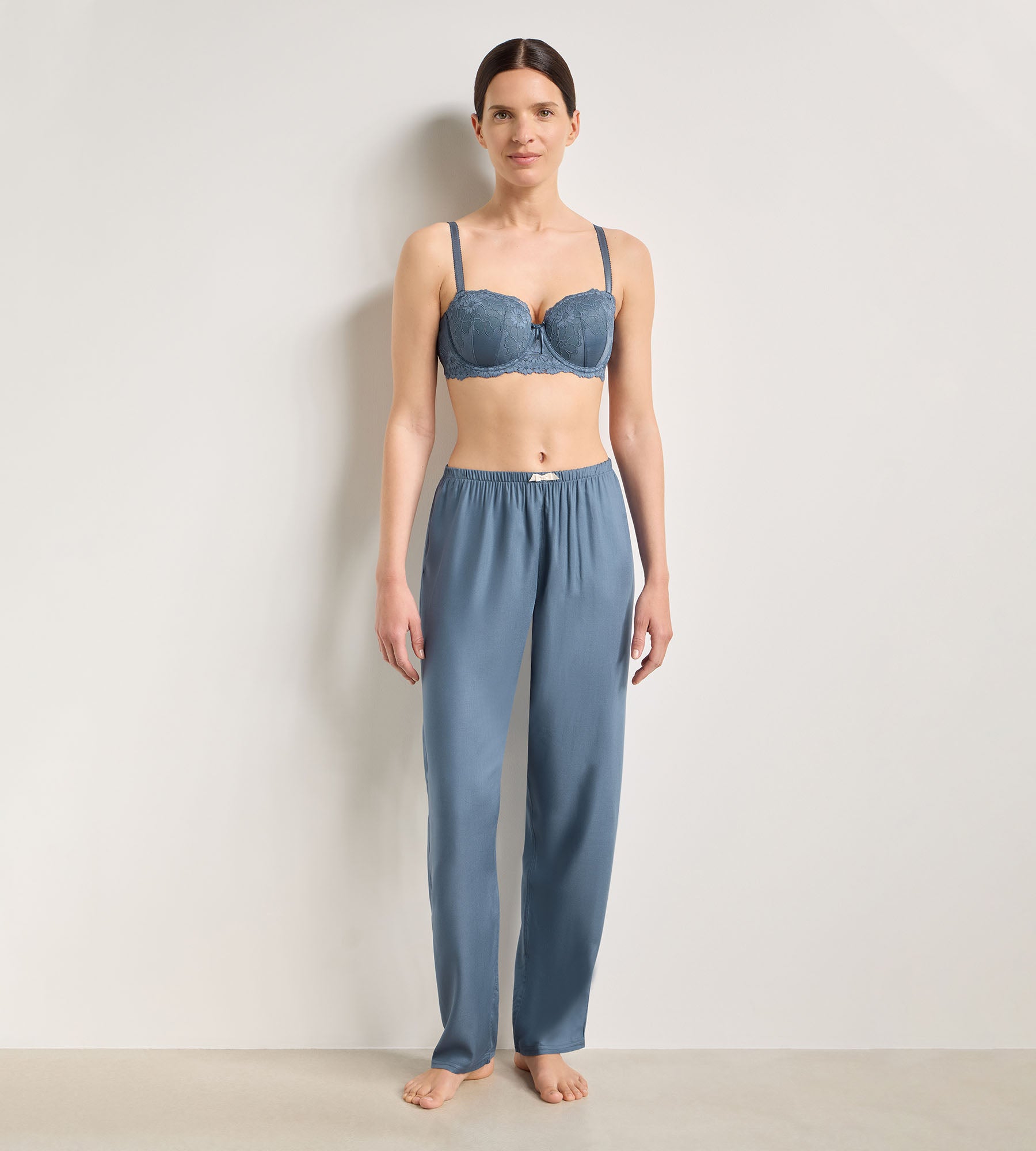 dim-slow-days-fresh-vibes-pantalon-de-pyjama-twill-bleu-poudr image 1