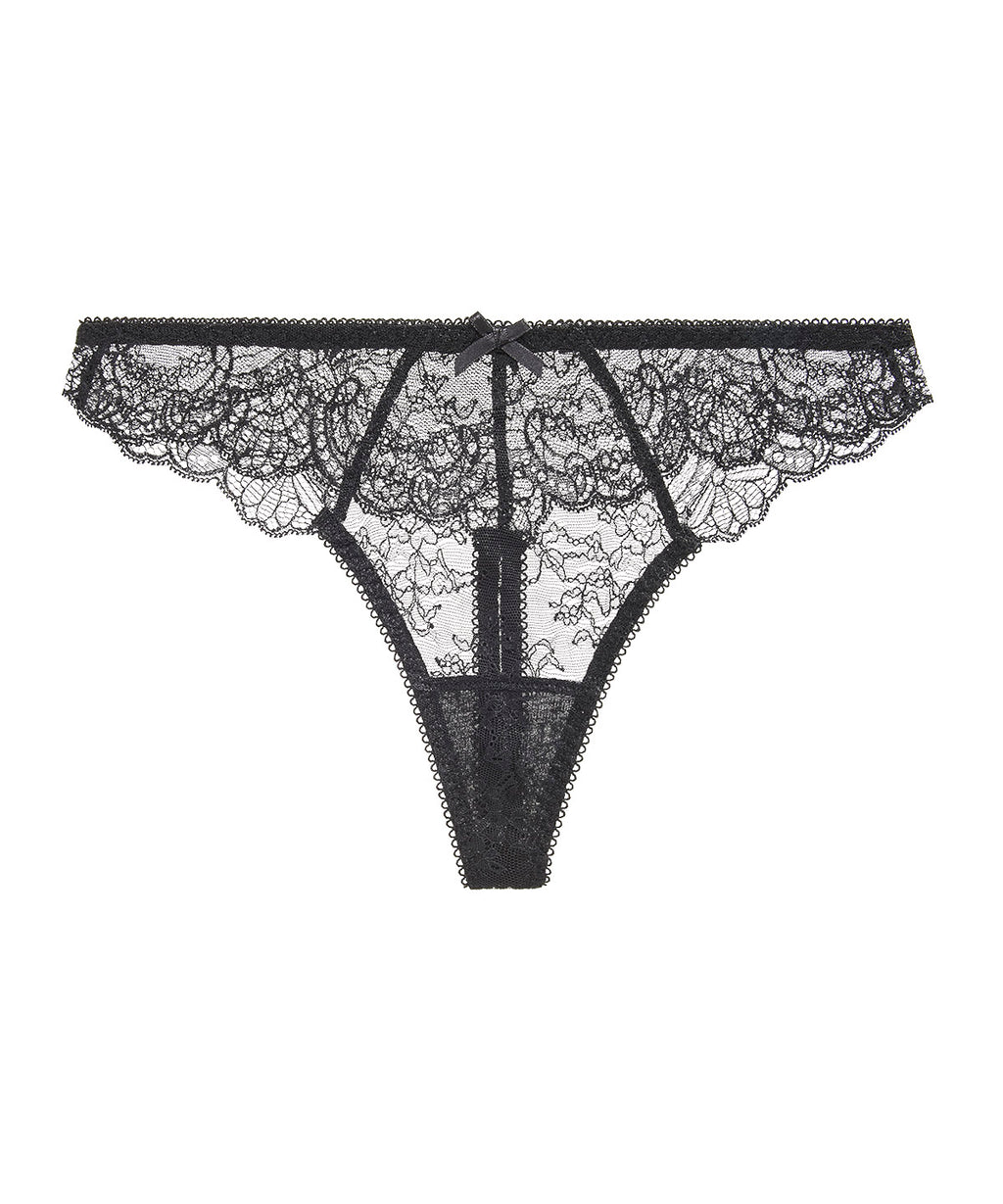 aubade-danse-des-sens-string-schwarz-noir image 1