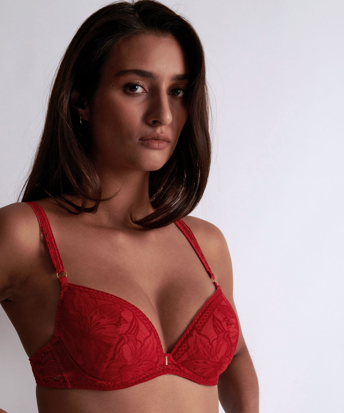 aubade-c-ur-corps-soutien-gorge-push-up-rouge-rebelle image 6