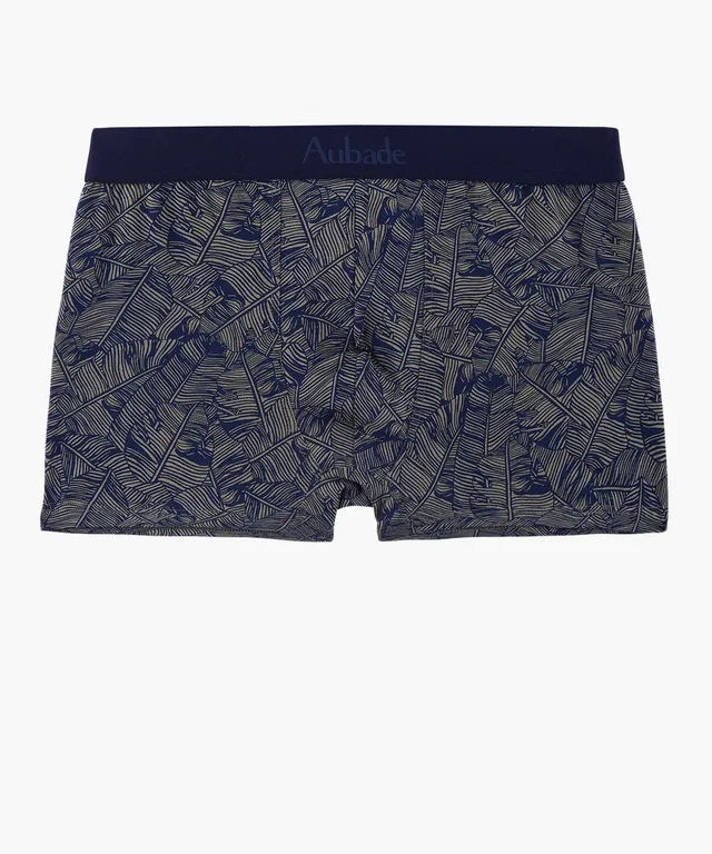 aubade-homme-boxer-gu-pard-marine-palm image 1