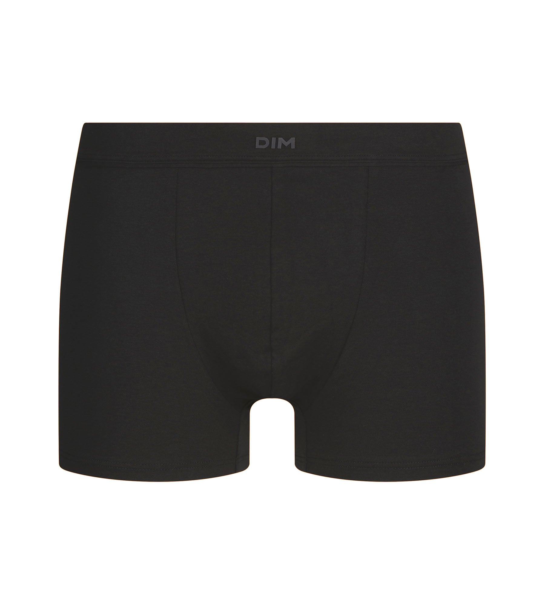 dim-gentleman-boxer-homme-coton-modal-noir-coupe-courte image 3
