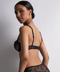 aubade-fleur-de-toi-soutien-gorge-demi-coque-dark-orchid-push-up-jusqu-au-bonnet image 4
