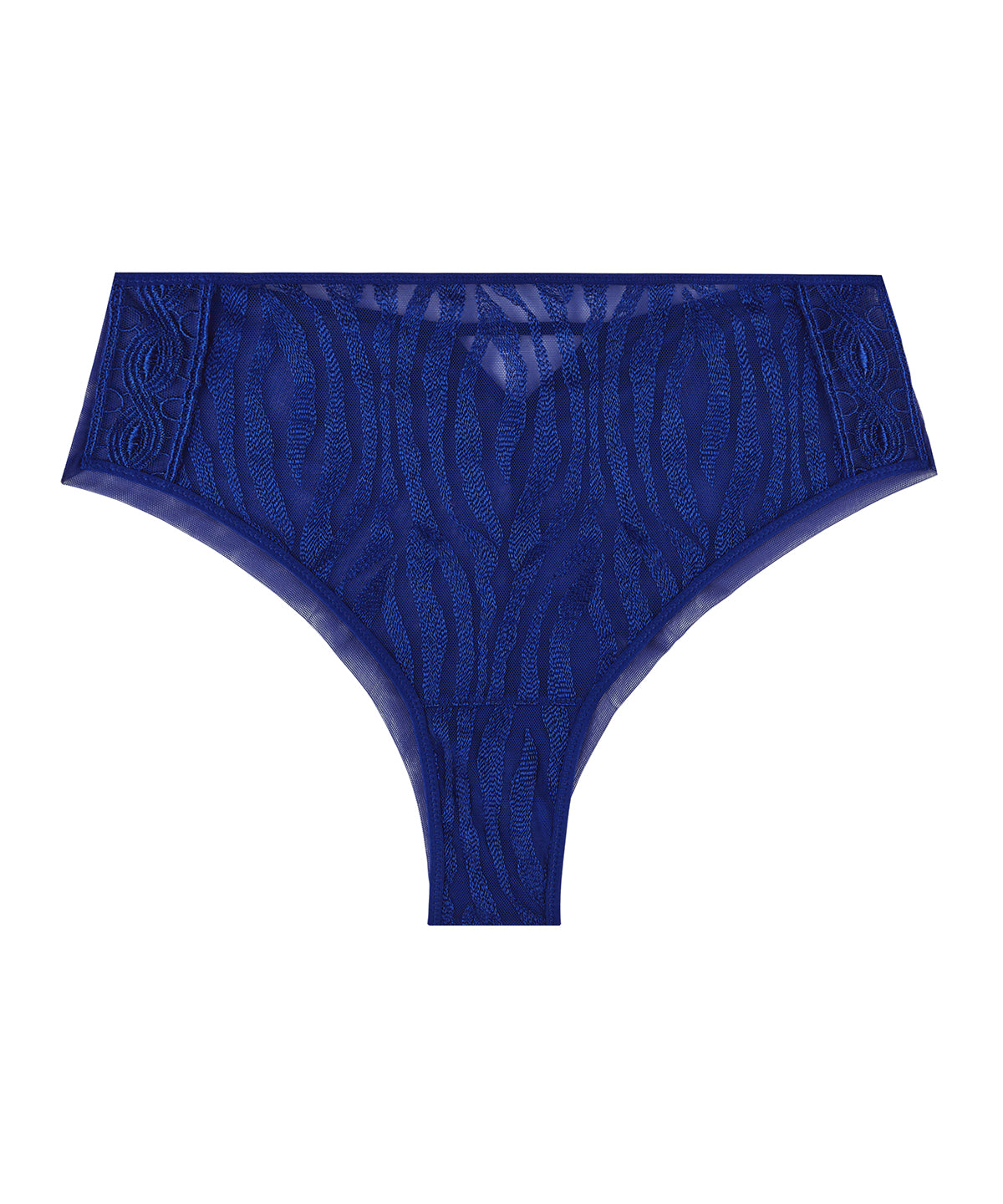 culotte-taille-haute-aubade-wild-pulse-blue-sensation image 1