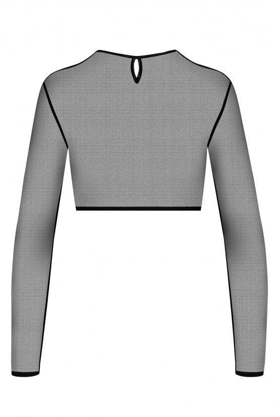 cadolle-crop-top-tulle-noir image 3