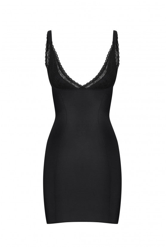 cadolle-tania-robe-moulante-dentelle-noir image 1