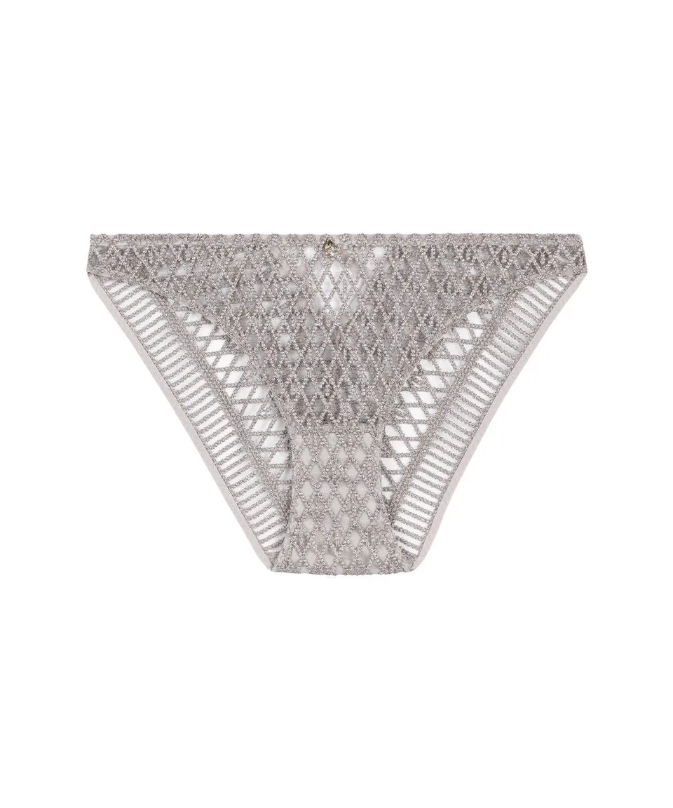 aubade-stardust-dream-slip-italien-cosmos-silver image 1