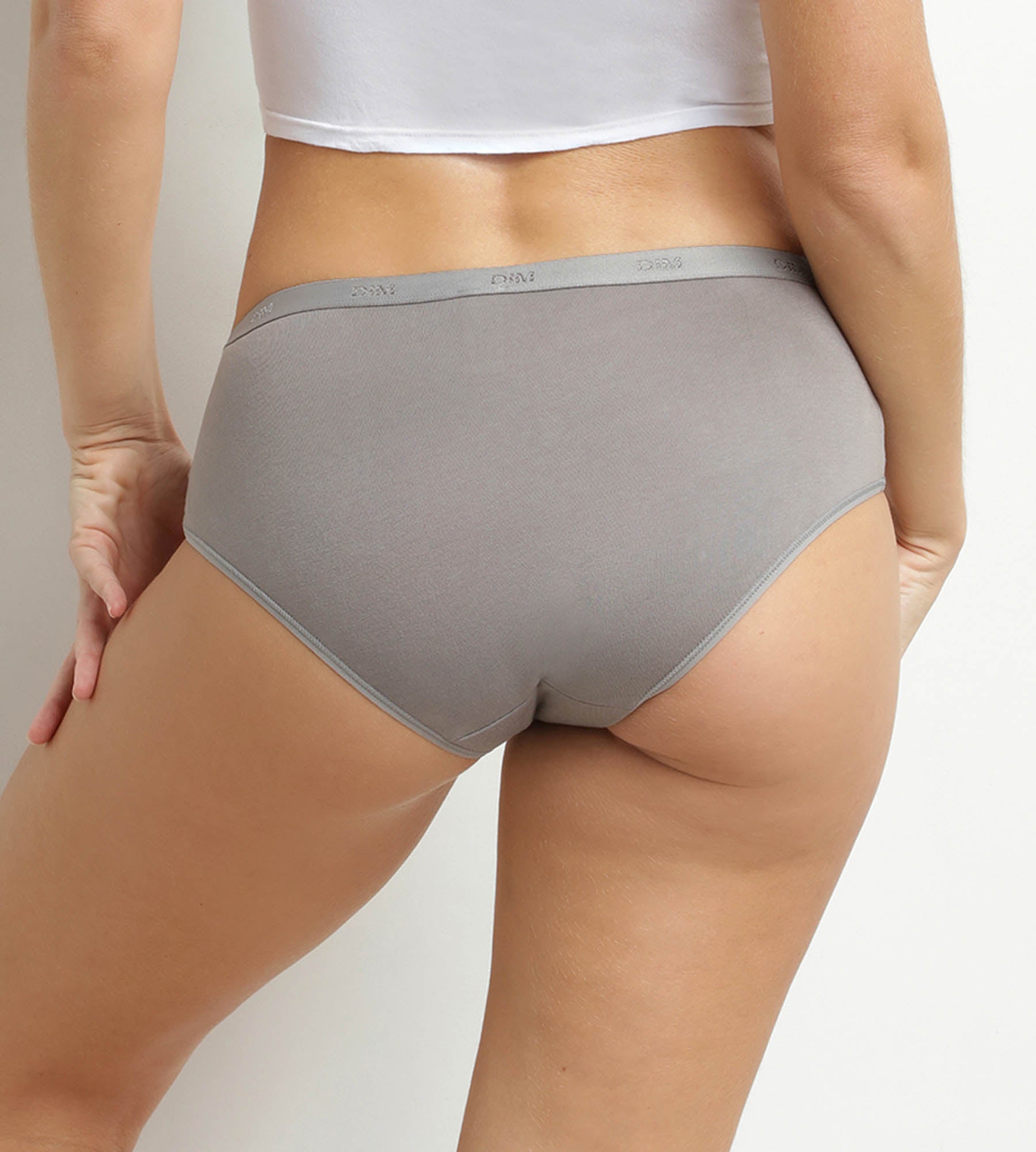 dim-les-pockets-lot-de-5-boxers-femme-coton-stretch-message image 2