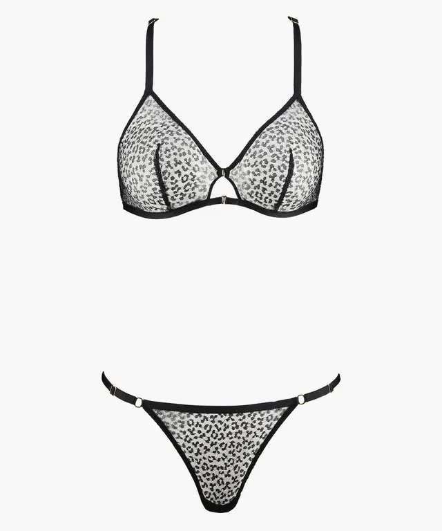 aubade-bo-te-d-sir-ensemble-bralette-string-noir image 1