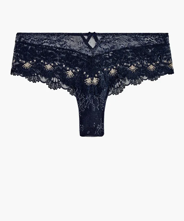 aubade-art-of-ink-cheeky-brief-symphonie-bleue image 1