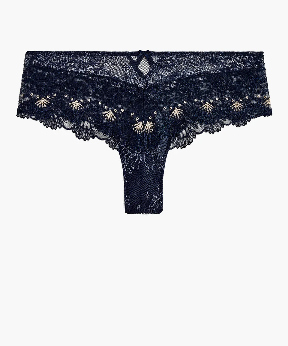 aubade-art-of-ink-cheeky-brief-symphonie-bleue image 1