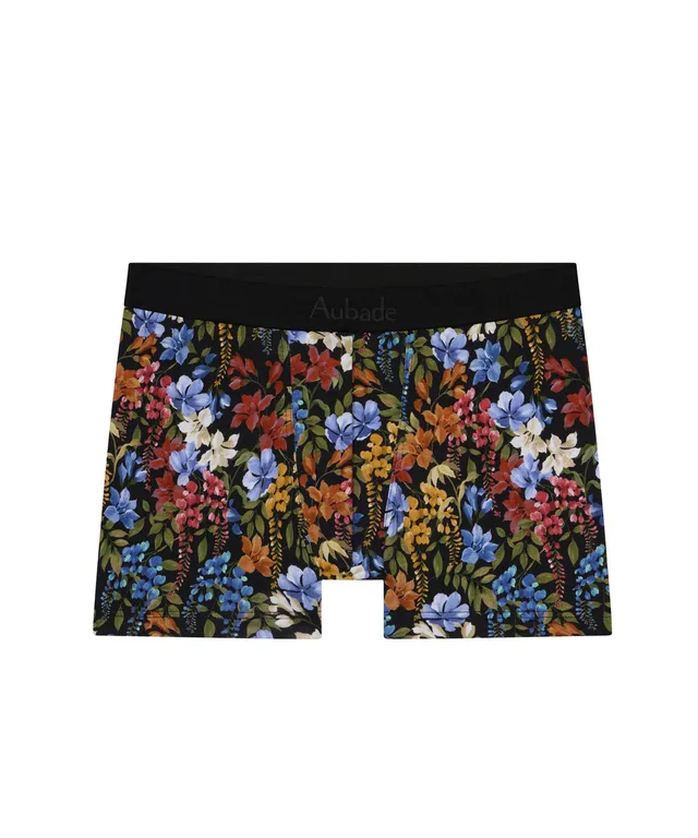 aubade-homme-boxer-paradise-lost-fleuri-sans-coutures image 1
