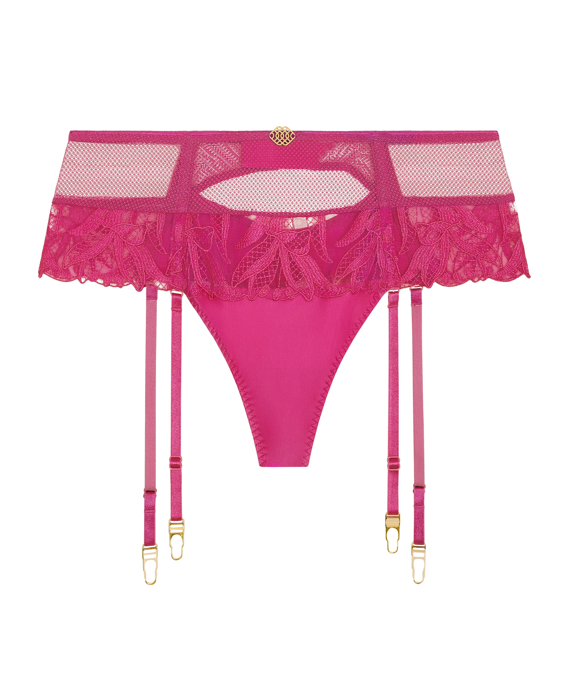 aubade-sweet-euphoria-tanga-porte-jarretelles-passion-rose-2 image 6