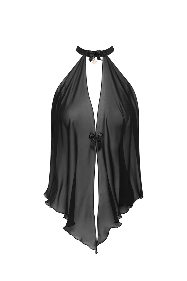 cadolle-nuisette-mousseline-noire image 1