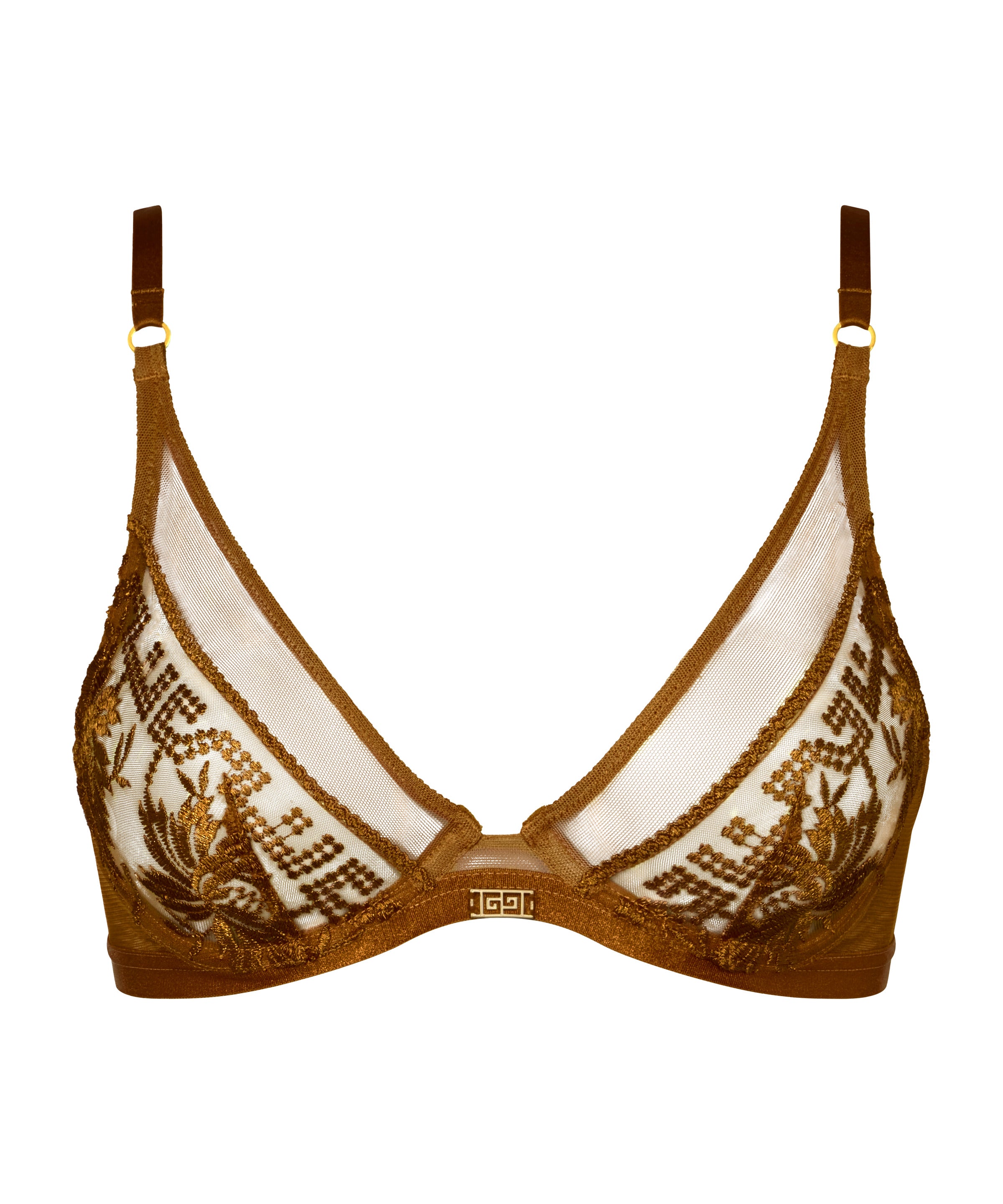aubade-rules-of-attraction-soutien-gorge-triangle-armatures-golden-shadow-2 image 3