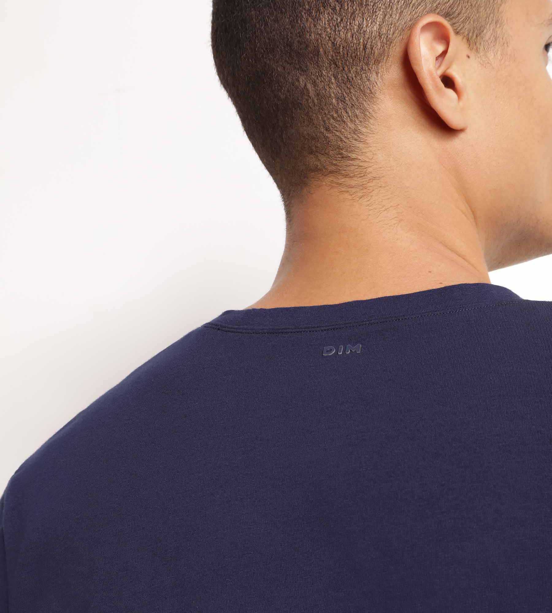dim-move-t-shirt-de-sport-homme-thermor-gulateur-bleu-nuit image 3