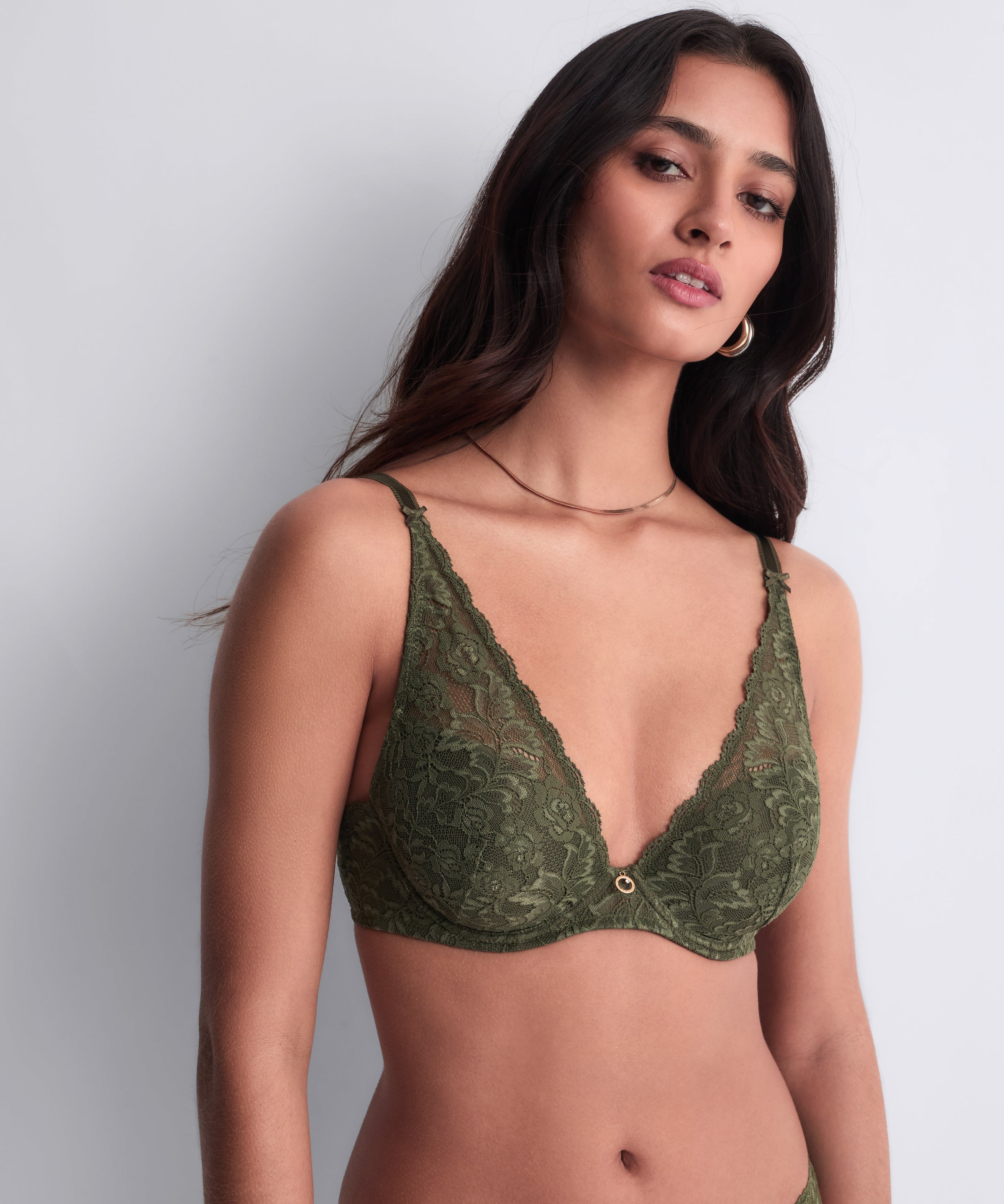 aubade-rosessence-soutien-gorge-plunge-foulard-moss image 2