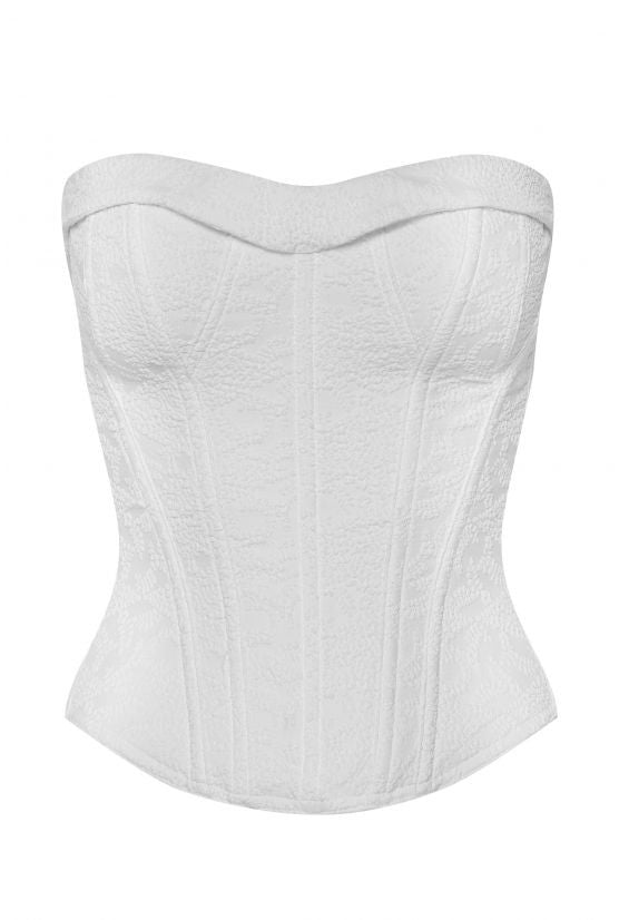 cadolle-victoria-5-corset-blanc-gaufr image 1