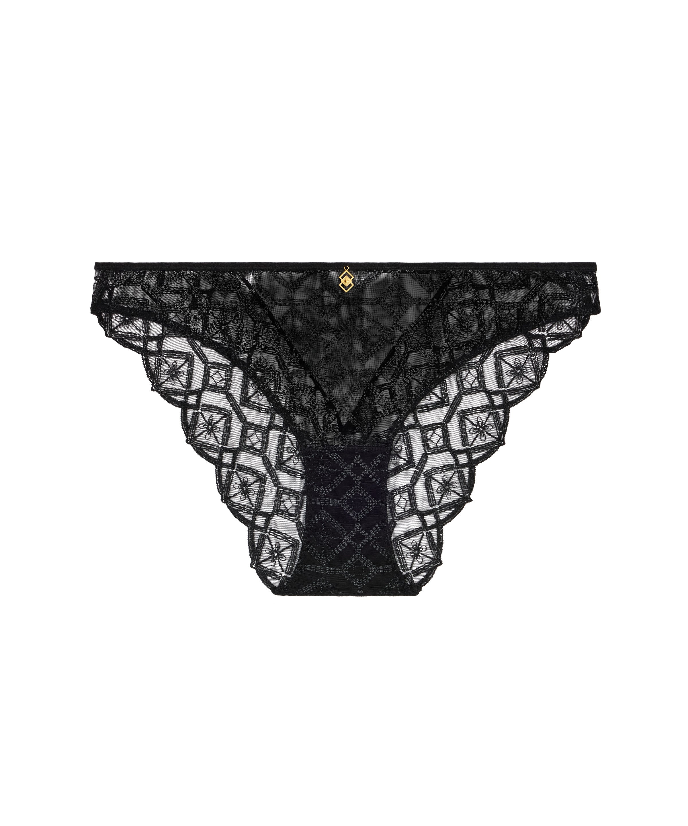 aubade-sense-of-illusion-culotte-italienne-black image 1