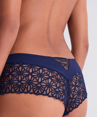 aubade-secret-memories-shorty-cheeky-deep-blue image 4