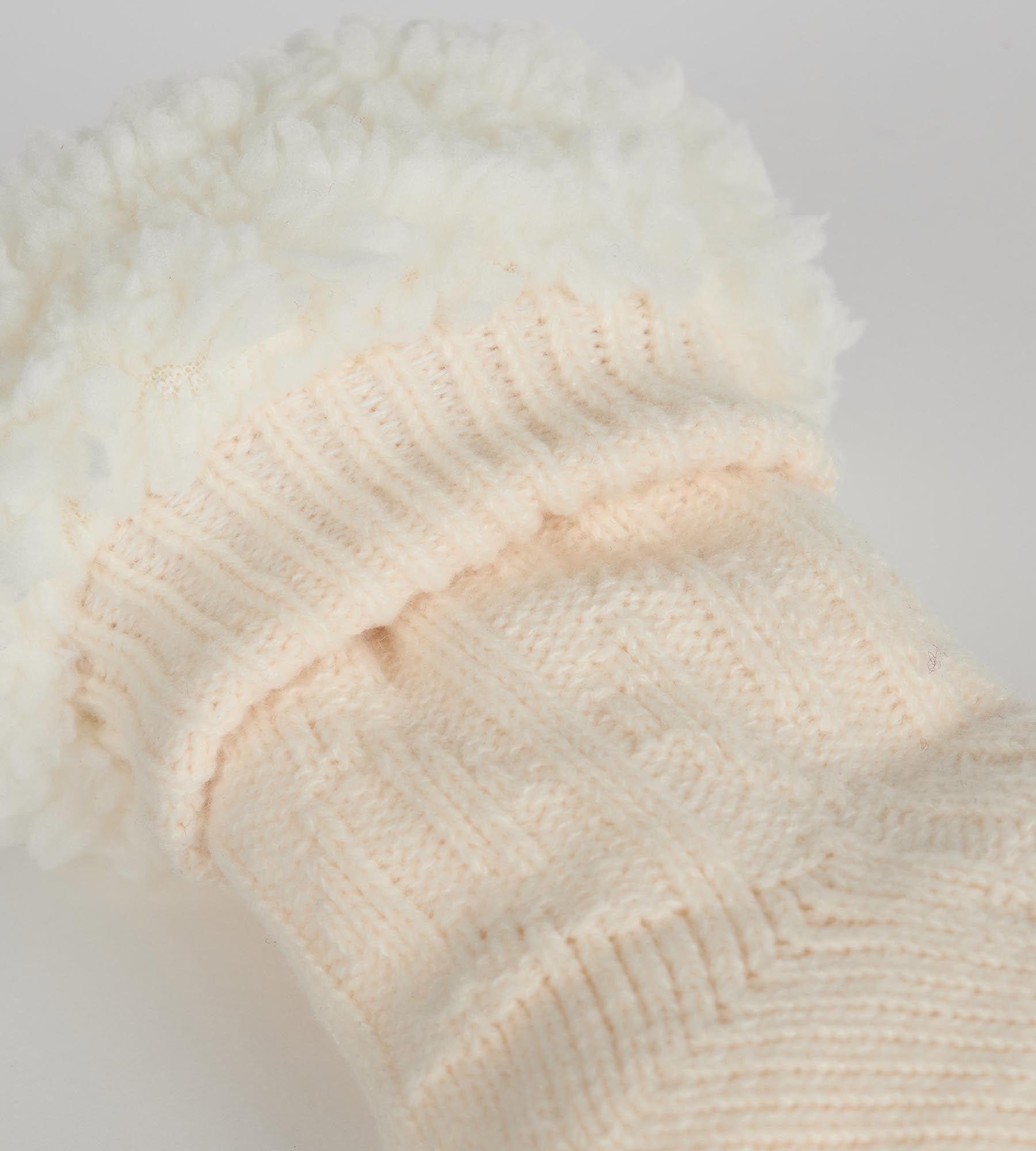dim-cocoon-chaussettes-polaires-femme-ivoire image 3