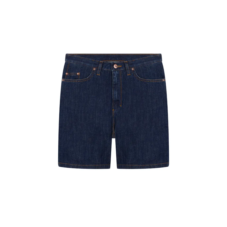 atelier-tuffery-aim-short-femme-taille-haute-en-jean-brut image 1