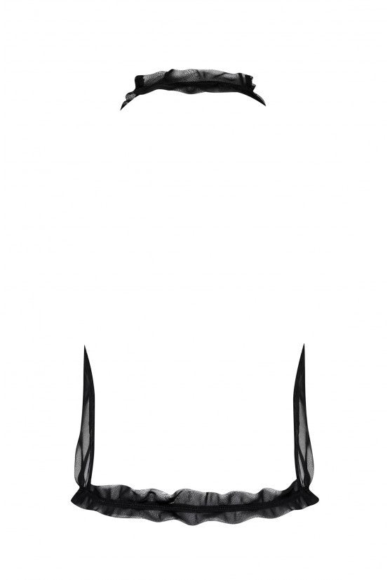 cadolle-top-mousseline-noire-dos-nu-2 image 2