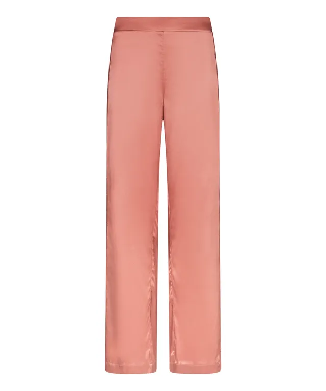 aubade-midnight-whisper-pantalon-pantalon-en-soie-extensible-warm-pink image 1