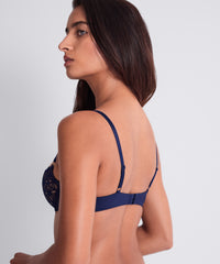 aubade-secret-memories-soutien-gorge-demi-bonnet-deep-blue image 4