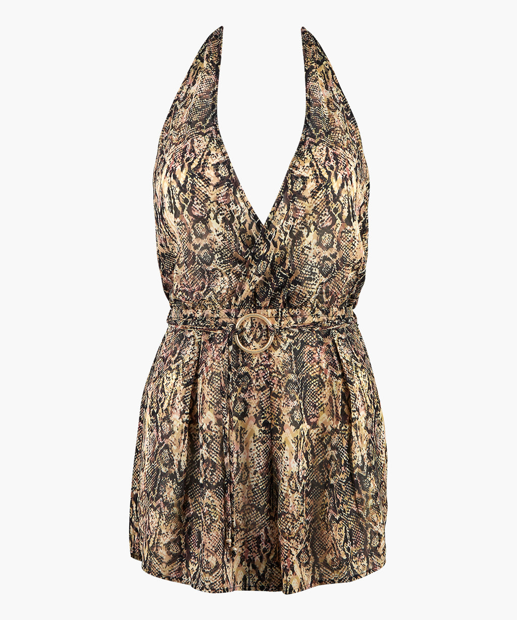 aubade-evening-sand-playsuit-serpent image 1