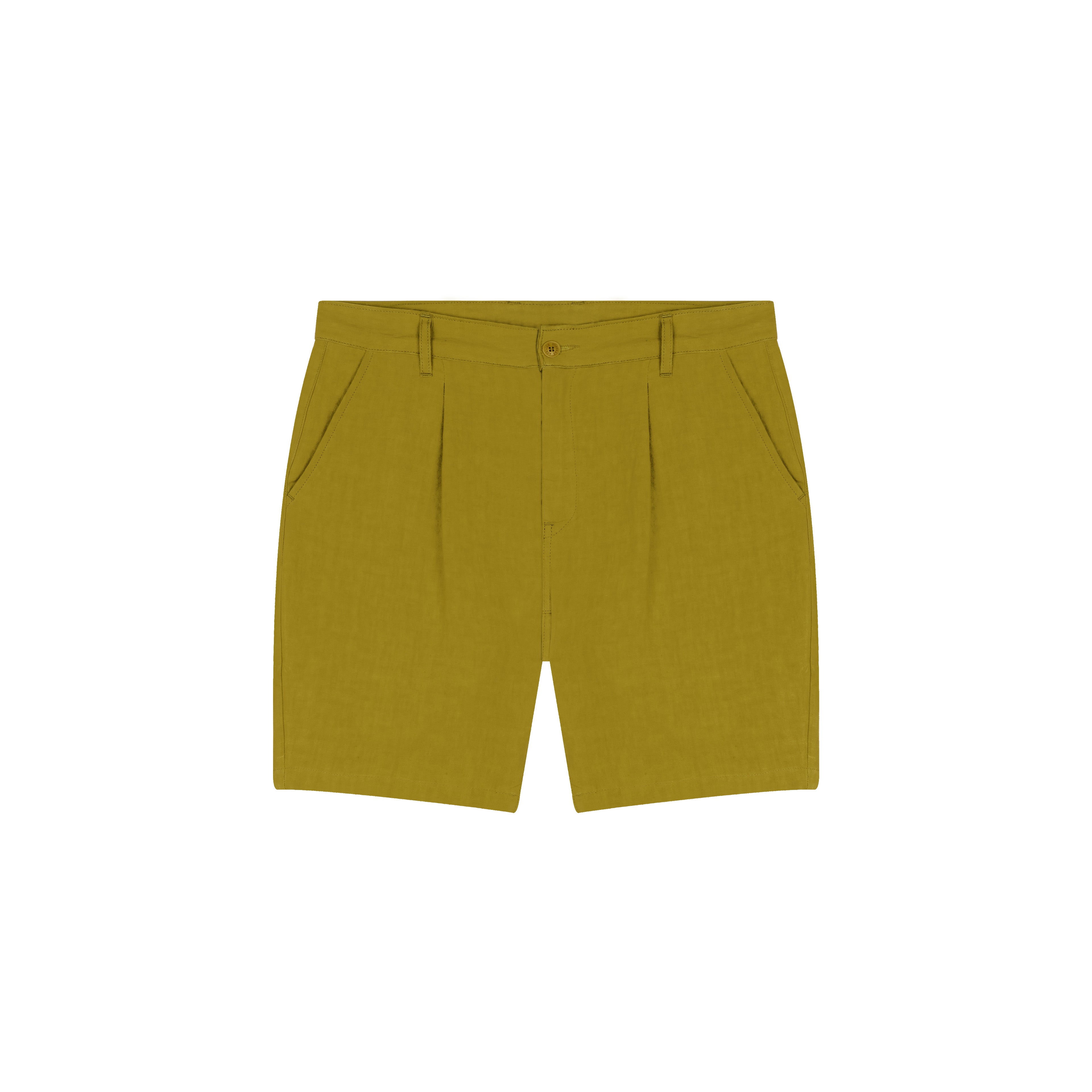 atelier-tuffery-short-jules-homme-ajust-olive-en-lin image 1