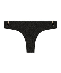 aubade-golden-horizon-tanga-culotte-bikini-en-jacquard-lurex-black image 6