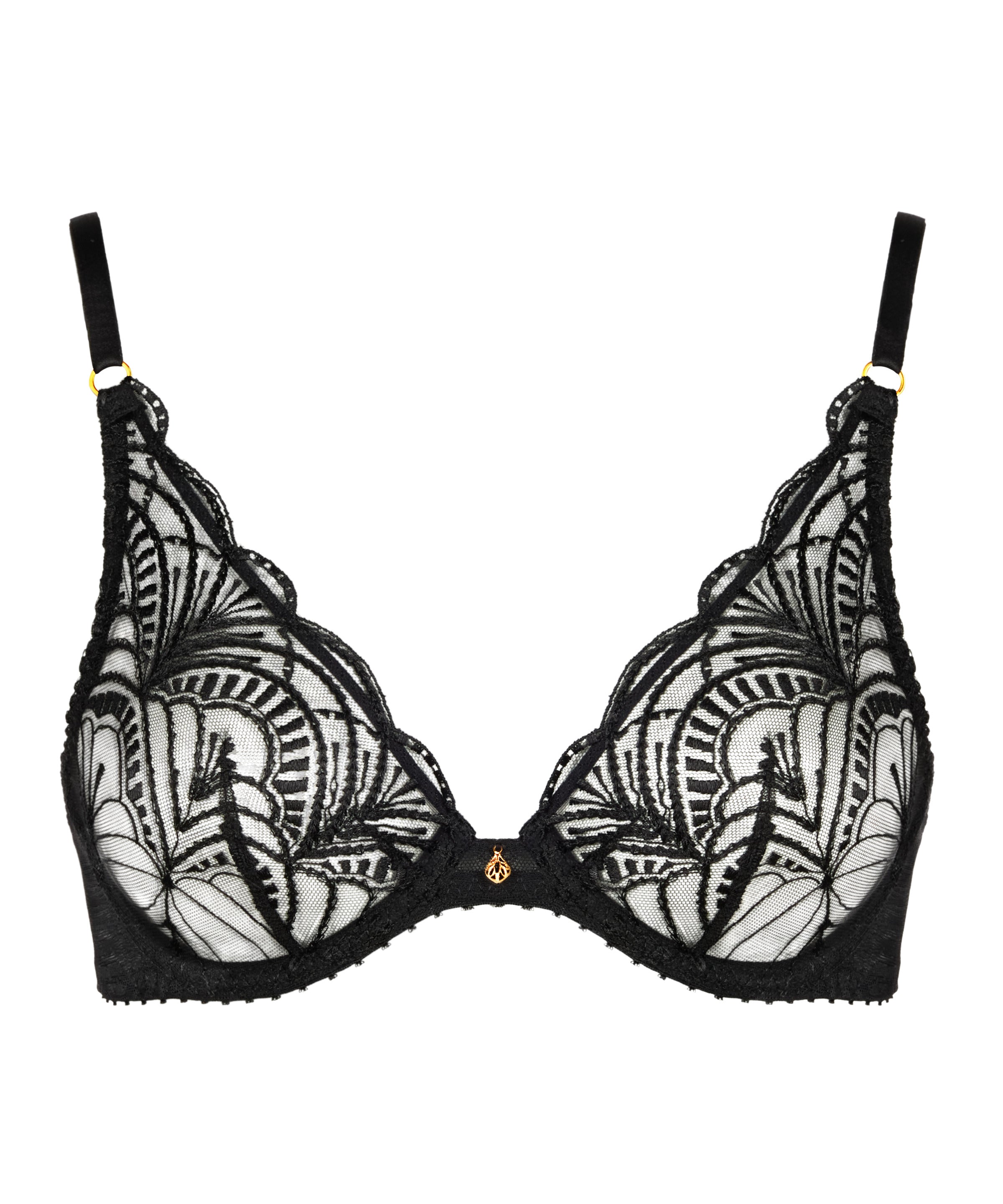 aubade-vibes-soutien-gorge-triangle-avec-armatures-black image 1