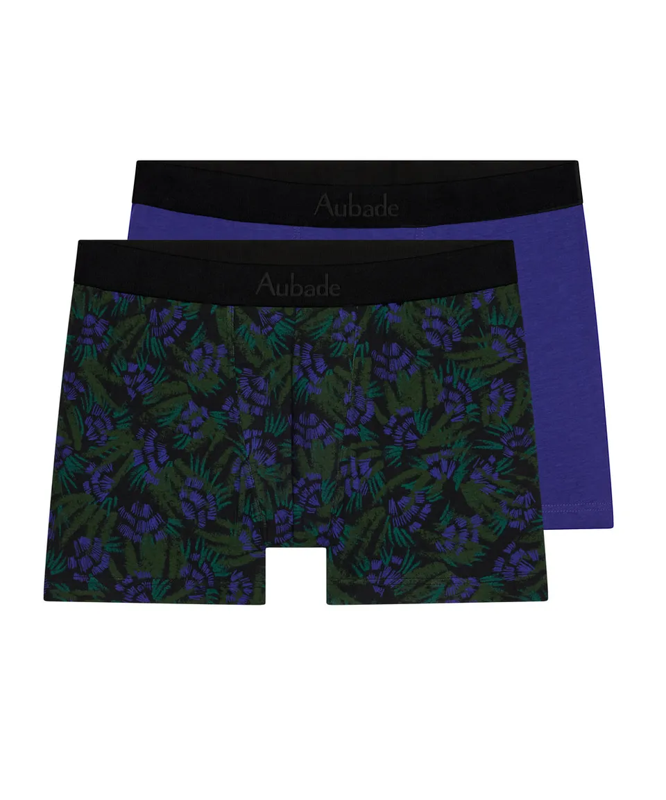 aubade-homme-pack-2-boxers-flower-work-2 image 1
