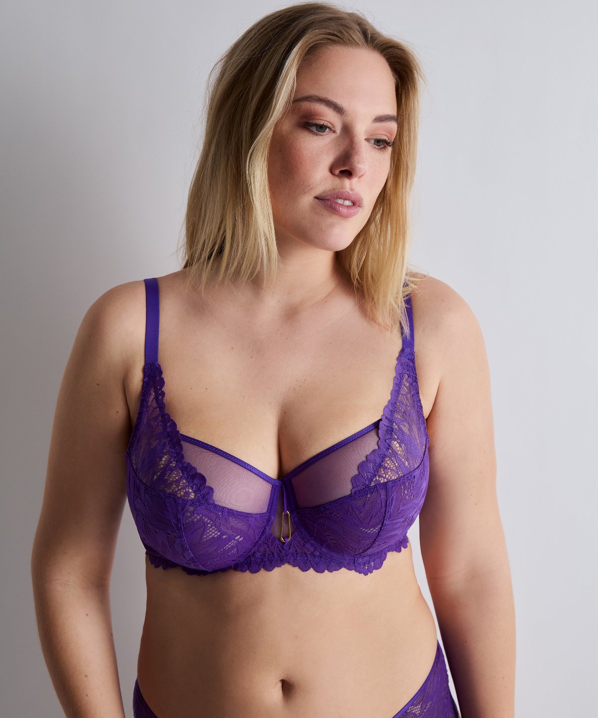 aubade-flowermania-embo-tant-foulard-poison-purple image 1